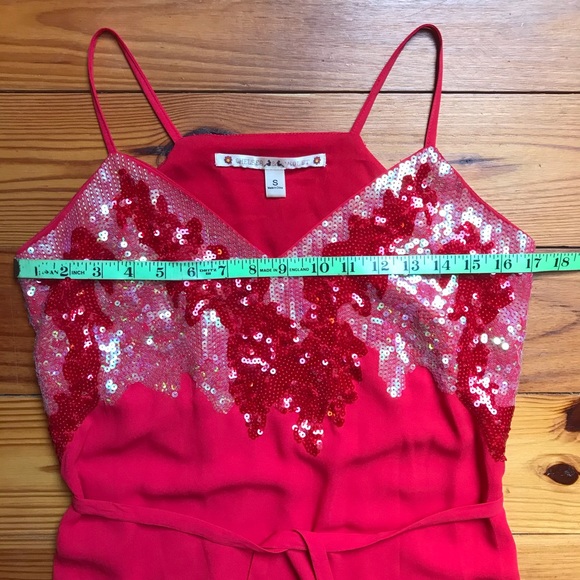 Chelsea & Violet Red Sequin Sheath Dress, GUC, S - Picture 6 of 14